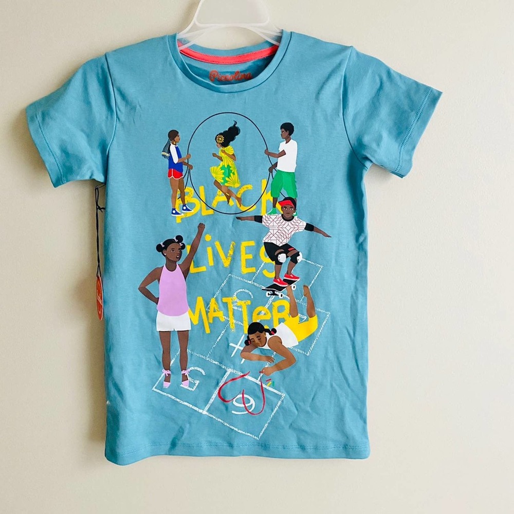 Piccolina Black Lives Matter Tee Shirt Youth 12